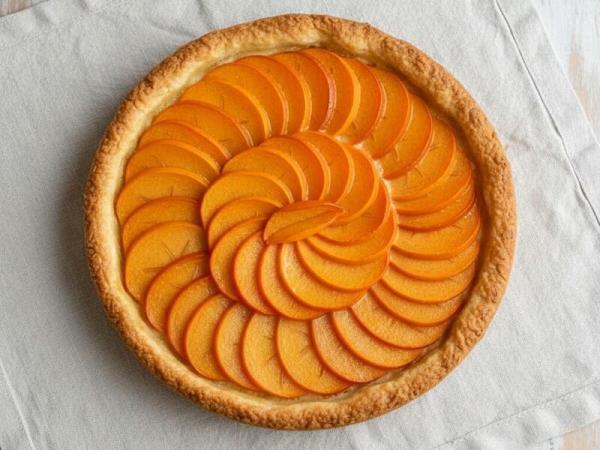 طرز تهیه تارت خرمالو